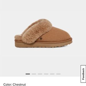 Ugg Chesnut Classic Slipper II Size: 8